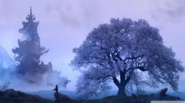 Oriental Spring Fantasy Art Ultra HD Wallpaper For 4k UHD