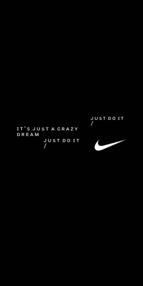 Nike iPhone With White Taglines Wallpaper