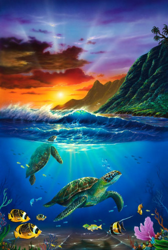 Turtle Bay Mural Jeff Wilkie Murals Your Way