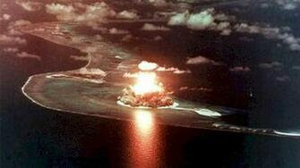 Nuclear Bomb Test High Quality And Resolution Wallpaper