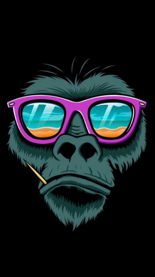 Monkey iPhone Wallpaper