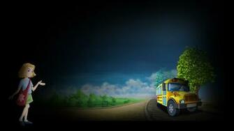 School Bus Fun HD Wallpaper Background Image Id