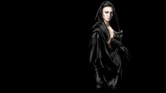 Witch 3d Art Black Brunette Cat Girl Sexy Woman