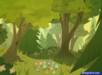 Draw Forests Forest Background Step By Landscapes