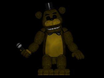 Golden Freddy Pose Fnaf By Mistersparky6666