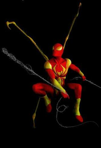 Iron Spider Wallpaper Ps Colored Sculpt