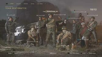 Call Of Duty Wwii Multiplayer Lobby Wallpaper