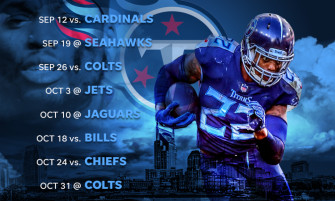 Tennessee Titans Able Phone Wallpaper Featuring Schedule