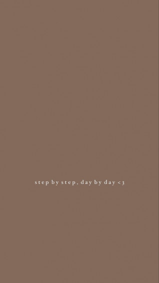 Wallpaper Brown Aesthetic Step By In iPhone