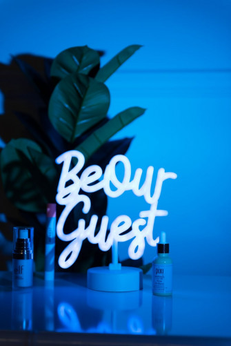 Disney Princess X Popsugar Be Our Guest Neon Lamp Home