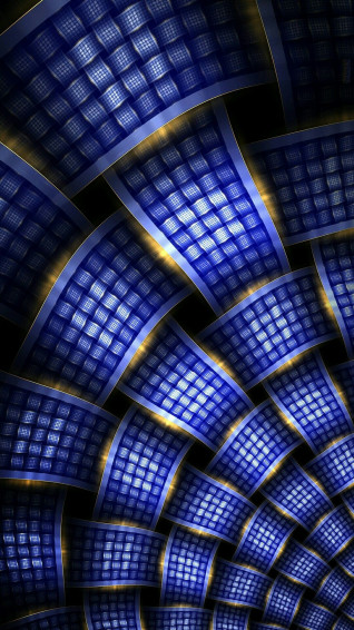 Blue Geometric Wallpaper Smartphone iPhone