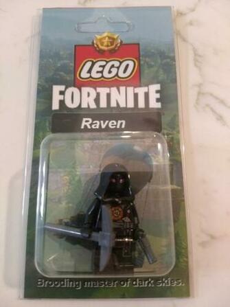 New Lego Custom Raven Minifig Fortnite Battle Royale Skins Pickaxe