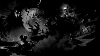 Disney Mickey Mouse Horror Halloween Haunted Wallpaper