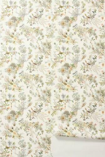 Courtney Lane Patterned Wallpaper De Gournay Anthropologie