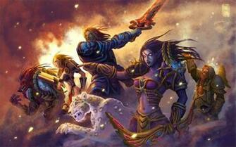 Of Warcraft Video Games World Hunter Archers Weapons Human