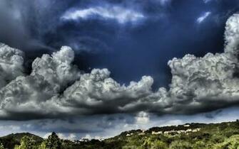 Very Dark Clouds Desktop Pc And Mac Wallpaper
