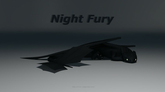 Visual 3d Technology Night Fury Model
