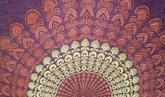 Hippie Tapestry Fabric Colorful Bohemian By Sticksandstoneshemp1