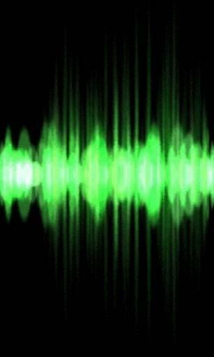 Bigger Green Sound Waves Lwp For Android Screenshot