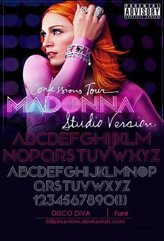 Madonna Sorry Font By Stillphantom