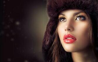 Juicy Lips Open Mouth Funny Hats Hat Face Model