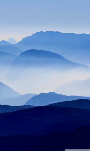 Blue Mountains Mist 4k HD Desktop Wallpaper For Wide Ultra