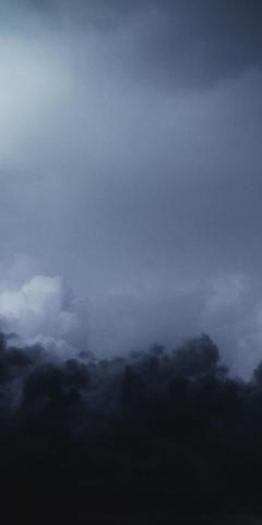 Lightning Dark Sky Clouds Storm Wallpaper iPhone