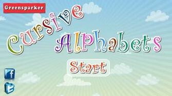 Cursive Alphabets Android Apps On Google Play
