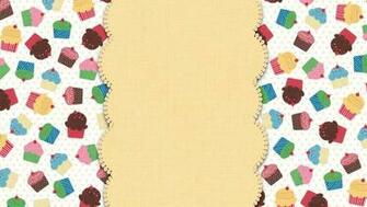 Cute Cupcake Background