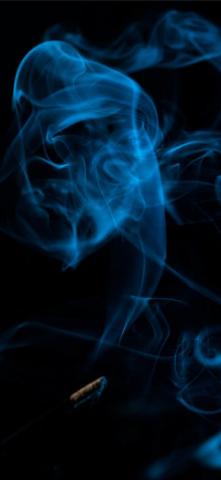 Blue Smoke Wallpaper iPhone