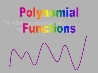 Polynomial Functions Ppt Video Online