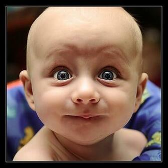 Funny Baby Face Wallpaper