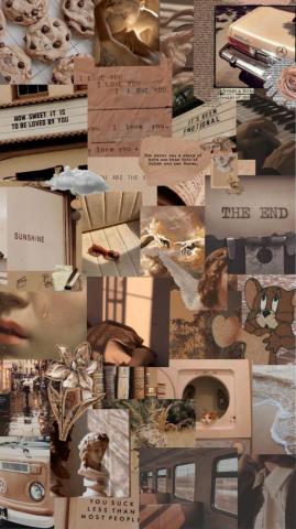 Brown Aesthetic Wallpaper Desktop iPhone