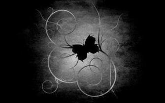 Black Butterfly Wallpaper