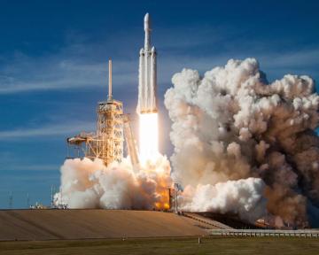 Photos Launch Pad Cameras Capture Falcon Heavy S Fiery Liftoff