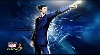 Wallpaper Ultimate Marvel Vs Phoenix Wright