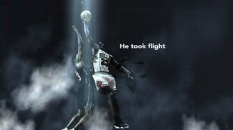Michael Jordan Drawn Dunk Sky