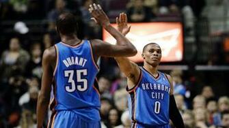 Kevin Durant And Russell Westbrook Wallpaper