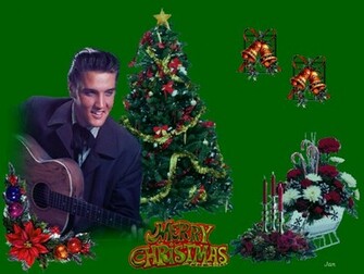 Baron Elvis Presley Other Impersonators Christmas Wallpaper