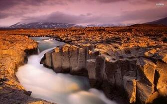 Kaldidalur Iceland Wallpaper Stock Photos