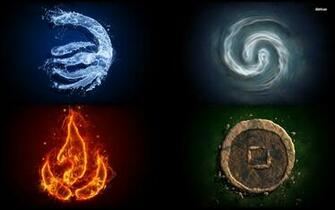 Four Elements Computer Wallpaper Desktop Background