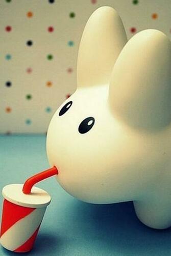 Cute Rabbit Simply Beautiful iPhone Wallpaper