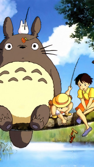 My Neighbor Totoro Anime Characters 4k Wallpaper iPhone HD Phone