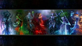 World Of Warcraft Blood Elf Undead Human Draenei Elves Orcs