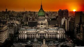 Argentine National Congress Palace Buenos Aires Argentina 4k