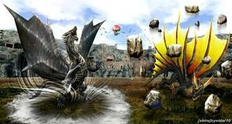 Monster Hunter Kushala Daora Vs Rukodiora By Cyevidal10 On