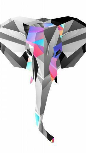 Justin Maller Abstract Animals Digital Art Elephants Wallpaper