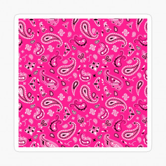 Pink Bandana Tapestry By Studio More Los Angeles