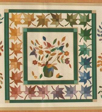 Harvest Leaves Pre Pasted Wallpaper Border Art Accents