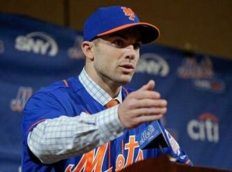 David Wright At His News Conference Last Week Announcing Contract